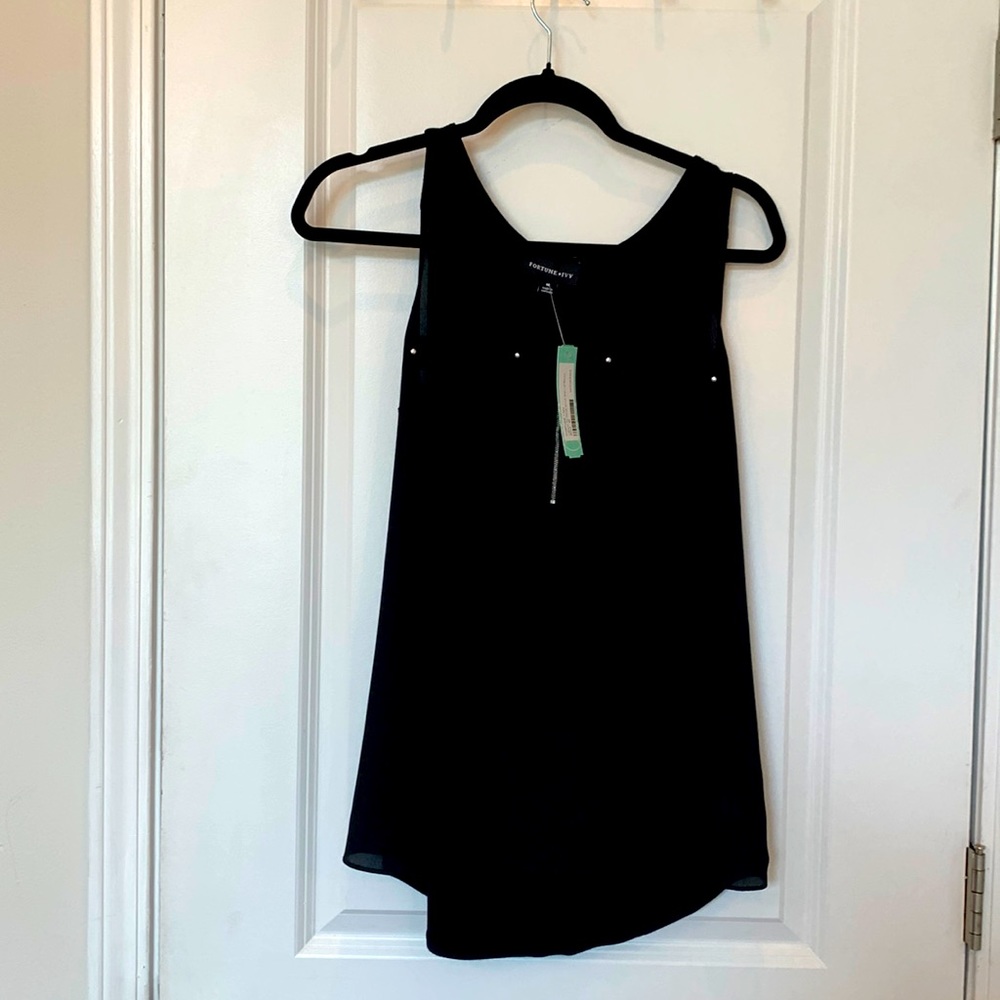 Business casual black blouse, NWT